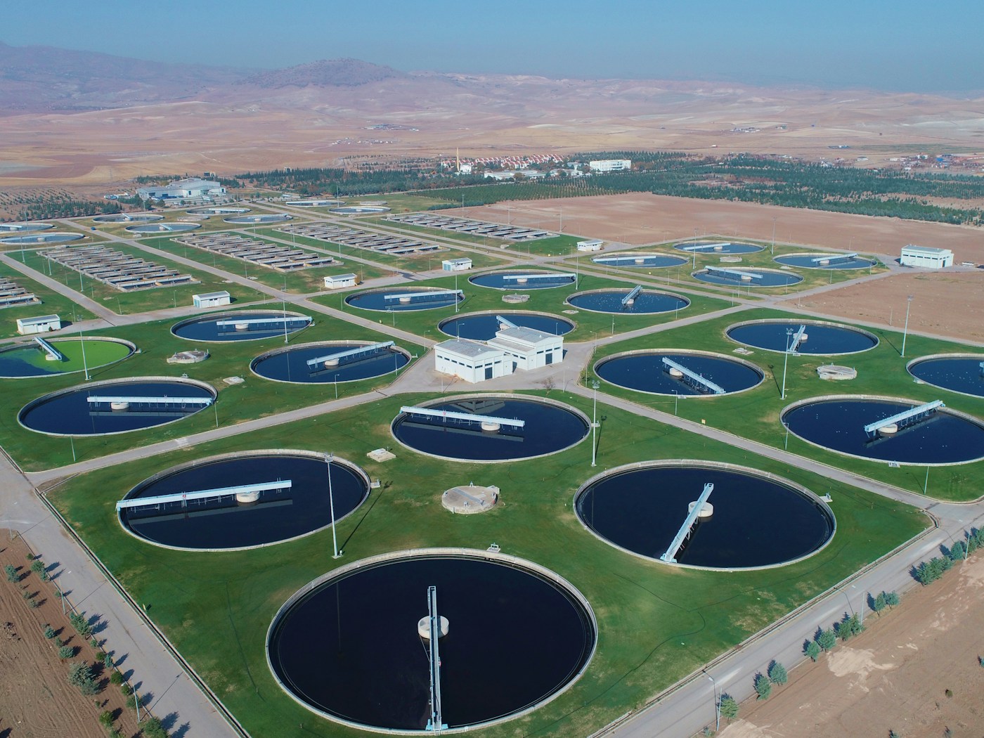 Industrial water treatment and purification facility